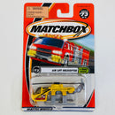 2001 Matchbox X-treme Rescue Air Lift Helicopter Sikorsky amarillo con Hélices Rotativas y Gancho Retráctil