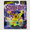 2025 Hot Wheels Premium Pop Culture Scooby Doo The Mystery Machine turquesa Llantas de Goma RR base ZAMAC