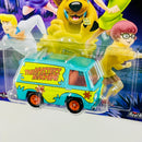 2025 Hot Wheels Premium Pop Culture Scooby Doo The Mystery Machine turquesa Llantas de Goma RR base ZAMAC