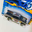 2001 Hot Wheels Turbo Taxi 57 Chevy 053 negro 3SP