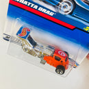 2000 Hot Wheels BMW Isetta Whatta Drag 213 naranja 5SP base ZAMAC