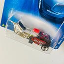 2007 Hot Wheels All Stars Whatta Drag BMW Isetta negro con flamas 5DOT