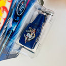 2004 Hot Wheels Tat Rods Ford 1932 121 azul metálico 5SP base ZAMAC - Detalle Burbuja
