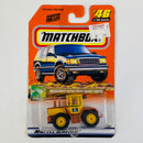 2000 Matchbox Farming Mercedes Benz Trac 1600 Turbo amarillo con marrón