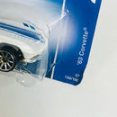2007 Hot Wheels All Stars 63 Corvette blanco 10SP - Detalle Burbuja