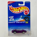 1997 Hot Wheels Corvette Sting Ray III 595 morado metálico 5SP