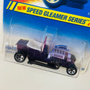 1995 Hot Wheels Speed Gleamer Series 1923 Ford T-Bucket morado metálico 5SP Motor Morado variante Logo HW en la parte trasera
