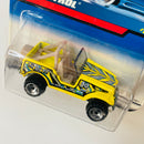 1999 Hot Wheels Roll Patrol Jeep CJ-7 1037 amarillo SB base ZAMAC