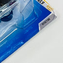 2009 Hot Wheels New Models Bye Focal II azul metálico OH5 Primera Edición base ZAMAC - Detalle Burbuja