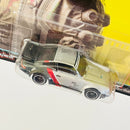 2022 Hot Wheels Premium Entertainment Cyberpunk 2077 Keanu Reeves Porsche 911 Turbo 930 plata metálico Llantas de Goma RR