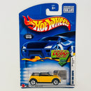2002 Hot Wheels First Editions 2001 Mini Cooper 040 amarillo 5SP base ZAMAC Primera Edición