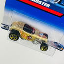 2000 Hot Wheels 1932 Ford Deuce Roadster 238 dorado metálico 5SP base ZAMAC