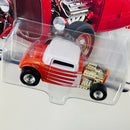 2000 Hot Wheels Editor's Choice Target Exclusive 32 Ford Coupe rojo metálico con blanco Llantas de Goma RR