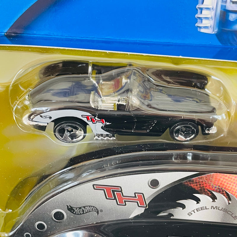 Hot Wheels 2001 - 58 Corvette Treasure Hunt - Échelle 1/64 - C7 - Occasion Sous Blister