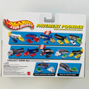 2001 Hot Wheels Treasure Hunt Limited Edition Pavement Pounder Trailer Streamlined Cabover Truck y 58 Corvette Coupe (T-hunt/TH)