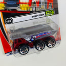 2002 Matchbox 50th Anniversary Rescue Rookies Dump Truck rojo metálico Primera Edición con Tolva Inclinable