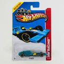 2013 Hot Wheels HW Racing F1 Racer turquesa metálico OH5