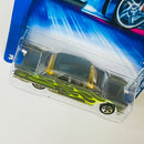 2004 Hot Wheels Pride Rides 1957 Cadillac Eldorado Brougham 201 verde con flamas 5SP