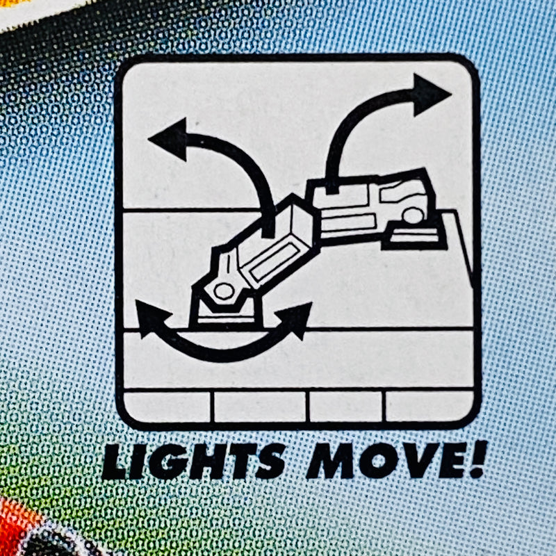 2002 Matchbox Airport Alarm Mack Auxiliary Power Truck amarillo con rojo Bombero con Paneles de Luces Móviles