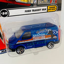 2002 Matchbox Hammer and Nails Ford Transit Van azul