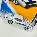 2012 Hot Wheels HW Main Street 69 Pontiac GTO Judge blanco policial 5SP