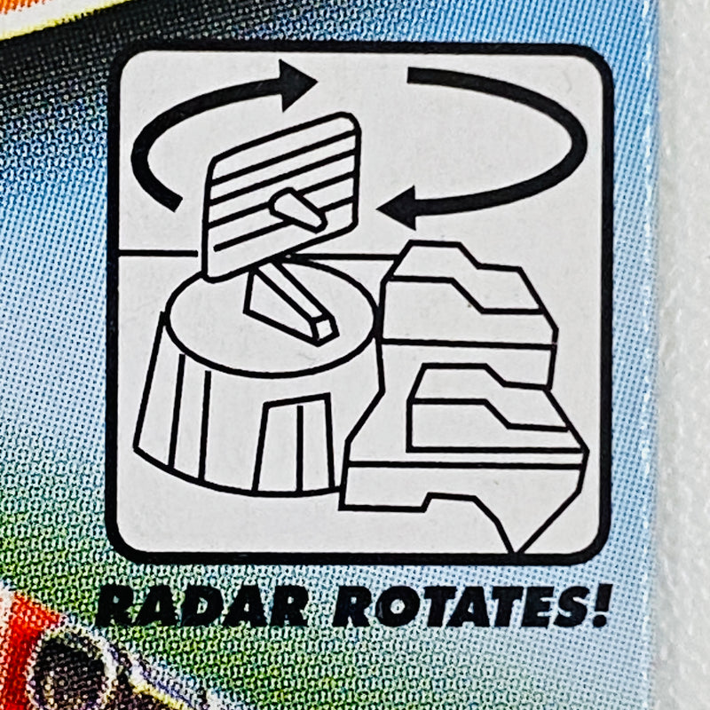 2002 Matchbox 50th Anniversary To The Rescue Sea Speeder gris con azul metálico con Radar Giratorio