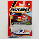 2001 Matchbox Scuba Dudes Over Under Rescue Boats blanco Primera Edición