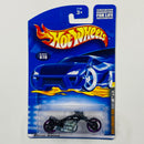 2001 Hot Wheels Skull & Crossbones Blast Lane 070 negro MC3 base ZAMAC