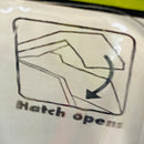 2001 Matchbox Scuba Dudes Submersible blanco con Apertura de Escotilla
