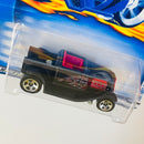 2001 Hot Wheels First Editions 1932 Ford Roadster Pickup Hooligan 018 negro 5SP base ZAMAC Primera Edición
