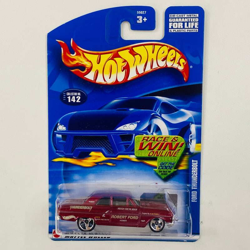 2002 Hot Wheels Ford Thunderbolt 142 rojo 3SP