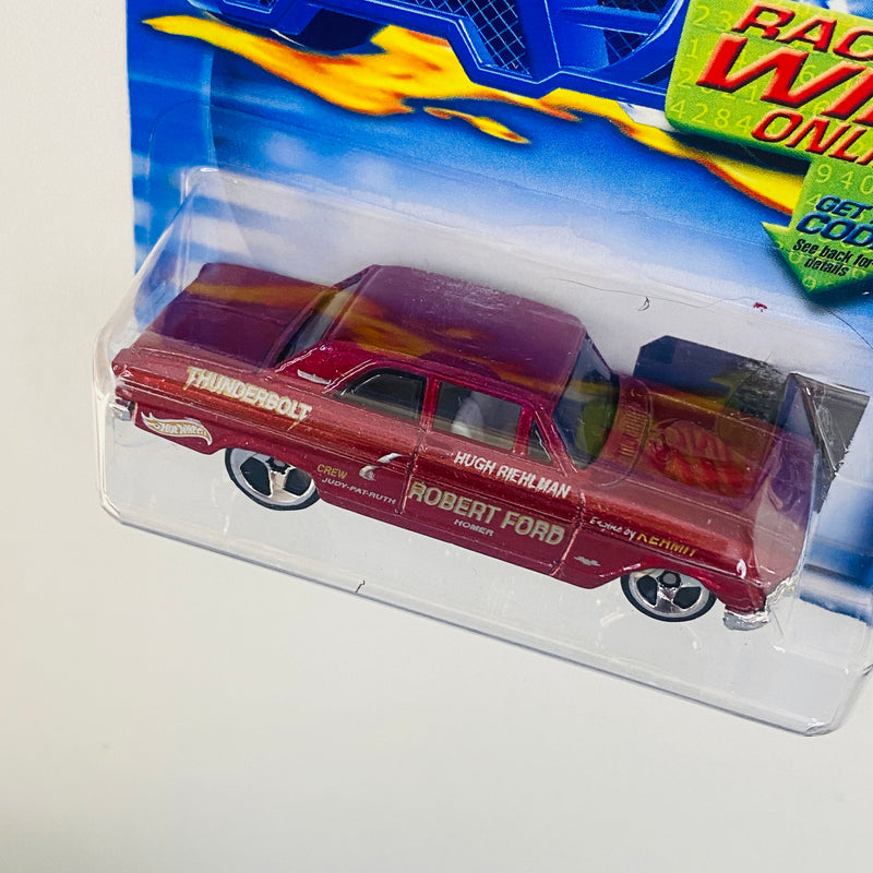 2002 Hot Wheels Ford Thunderbolt 142 rojo 3SP