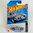 2023 Hot Wheels HW Roadsters Chevrolet Corvette 72 Stingray Convertible plata metálico 5SP Primera Edición