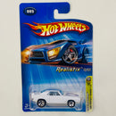 2005 Hot Wheels First Editions Realistix 1969 Pontiac Firebird T/A 005 blanco 5SP Primera Edición