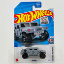 2024 Hot Wheels Factory Sealed HW First Response Hummer Humvee gris 6SP base ZAMAC