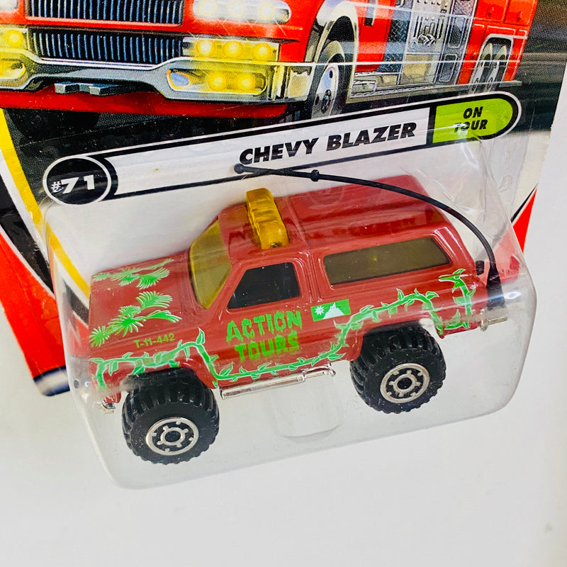 2000 Matchbox On Tour Chevy Blazer rojo
