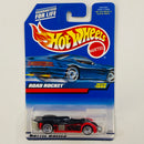 1999 Hot Wheels Road Rocket 1099 rojo LW base ZAMAC