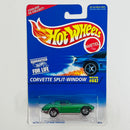 1996 Hot Wheels Corvette Split Window 447 verde metálico 7SP