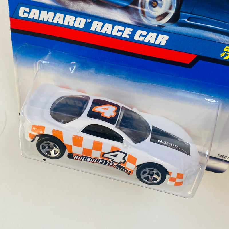 1998 Hot Wheels Chevrolet Camaro Race Car 792 blanco 5SP