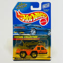 2000 Hot Wheels Virtual Collection Flame Stopper naranja SB con Grúa Móvil - Detalle Burbuja