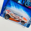 2004 Hot Wheels Track Aces Turbo Flame 202 blanco PR5