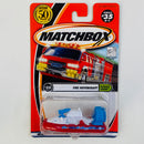 2002 Matchbox 50th Anniversary Ultimate Rescue Fire Hovercraft rojo Bombero con Cañón de Agua Giratorio