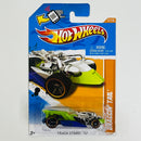 2012 Hot Wheels Track Stars Draggin Tail verde OH5