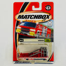 2001 Matchbox Scuba Dudes Airboat rojo Bombero Primera Edición con Hélice Giratoria