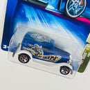 2004 Hot Wheels Tat Rods Ford 1932 121 azul metálico 5SP base ZAMAC
