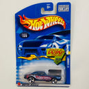 2002 Hot Wheels 67 Camaro 139 azul oscuro metálico 3SP base ZAMAC