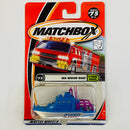 2002 Matchbox X-treme Rescue Sea Rescue Boat azul con Apertura de Compuerta