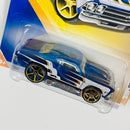 2009 Hot Wheels Track Stars 69 Chevelle Chevrolet azul OH5 base ZAMAC