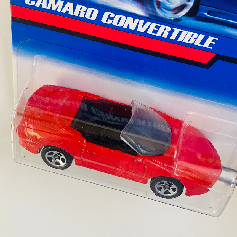 1998 Hot Wheels Chevrolet Camaro Convertible 344 rojo 5SP