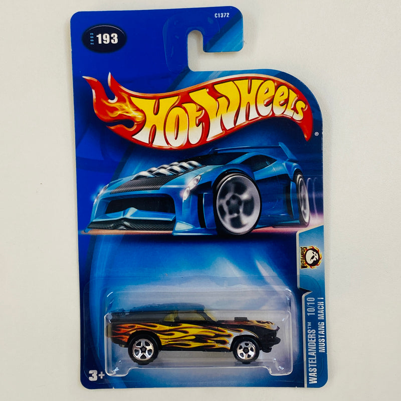 2003 Hot Wheels Wastelanders Ford Mustang Mach I 193 negro 5SP